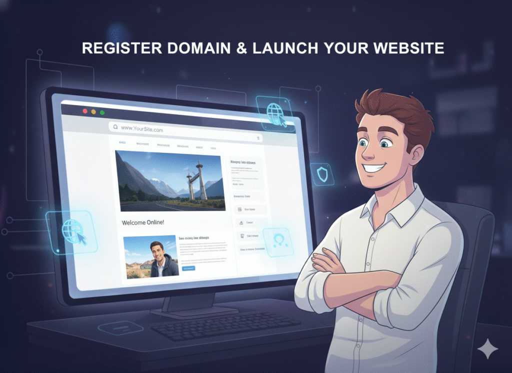 راه اندازی وب سایت